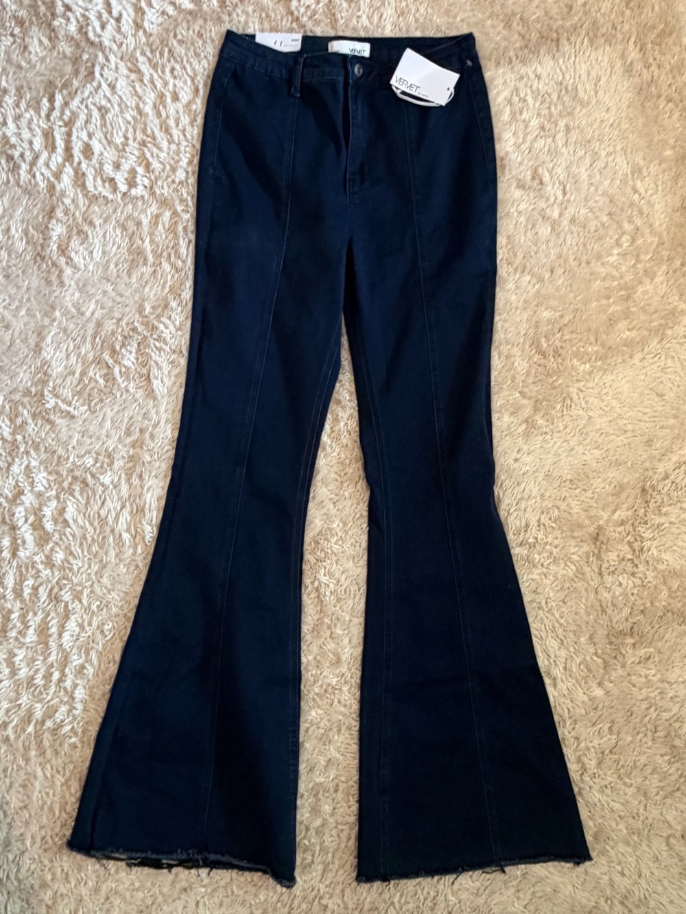 Dark Navy Flare Jeans - Women